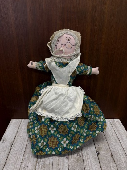 Vintage Cloth Grandma Doll