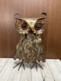 Metal Owl Sculpture