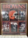 Framed Cleveland Browns Poster
