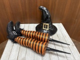Halloween Witch Decor Set