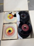 Box of Vintage Vinyl Records