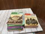 Stack of Vintage Panarizon Publishing Educational Cards