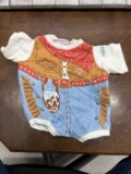 Vintage Cowboy Cabbage Patch Kids Onesie