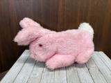 Vintage Pink Bunny Plush Toy