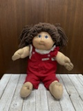 Cabbage Patch Kid in Red Overalls