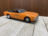 Orange Tornado Toy Car