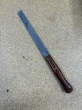 Vintage Wood Handle Bread Knife