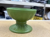 Green Pedestal Dessert Dish