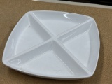 White Sectioned Serving Dish