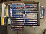Box Lot of Disney VHS Movies