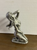 Pewter Virgo Figurine
