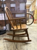 Wooden Child's Rocking Chair