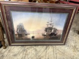 Framed Sailing Ship Print