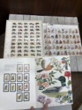 Vintage Bird Stamp Collection