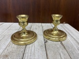 Pair of Brass Candle Holders