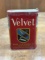 Velvet Pipe and Cigarette Tobacco Tin