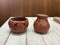 Pair of Miniature Southwest Style Pottery Vessels