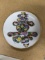Chinese Porcelain Plate with Floral Longevity Symbol