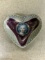 Heart-Shaped Porcelain Trinket Box with Portrait