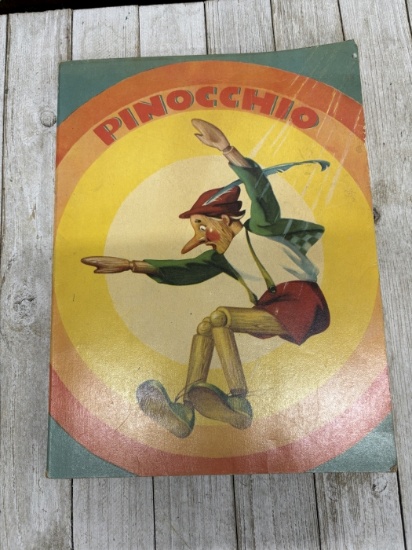 Vintage Pinocchio Book
