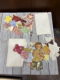 Vintage Paper Dolls Lot with Envelopes