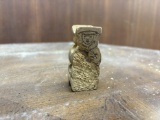 Small Hand-Carved Wooden Figure