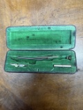 Vintage Drafting Compass Set (Green Case)