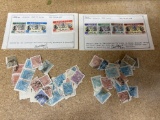 Lot of Old British and Albanian Stamps