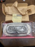 Oneida Silver Plate Butter Dish (New in Box)