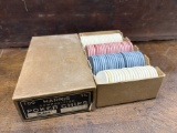 Vintage Poker Chip Set