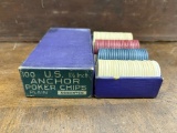 Vintage Poker Chip Set