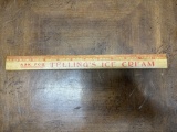 Ask For Tellings Ice Cream Wooden Ruler