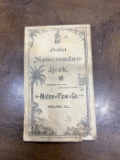 Moline Plow Co. Pocket Memorandum Book