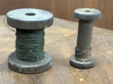 Pair of Smaller Wire Spools