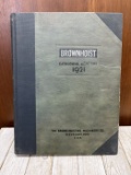 Brown Hoisting Machinery Co. Catalogue 1921