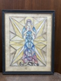 Framed Stain Glass Art