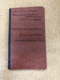 Cleveland Red Cross Treasurers Ledger
