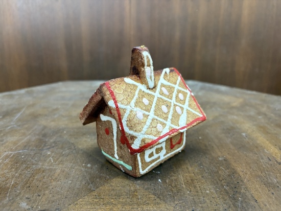 Vintage Gingerbread House Ornament