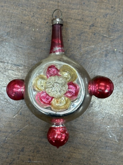 Vintage Glass Sputnik Ornament