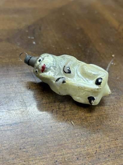 Vintage Blown Glass Polar Bear Ornament
