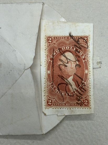 $2 George Washington Revenue Stamp