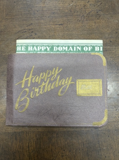 Vintage Happy Birthday Booklet