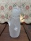 Vintage 1999 Frosted Glass Snowman Figurine
