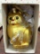Dept 56 Gold Lucky Cat Glass Ornament