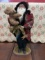 Santa Figurine w/ Teddy Bear