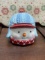 Snowman Jar w/ Blue Hat