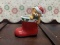 Bear in Christmas Boot Figurine