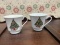Pair of Christmas Tree Teacups