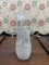 Vintage 1999 Frosted Glass Snowman Figurine