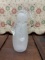 Vintage 1999 Frosted Glass Snowman Figurine